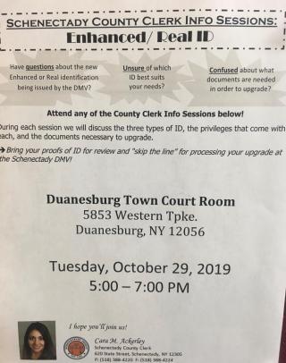 Schenectady County Clerk Info Session